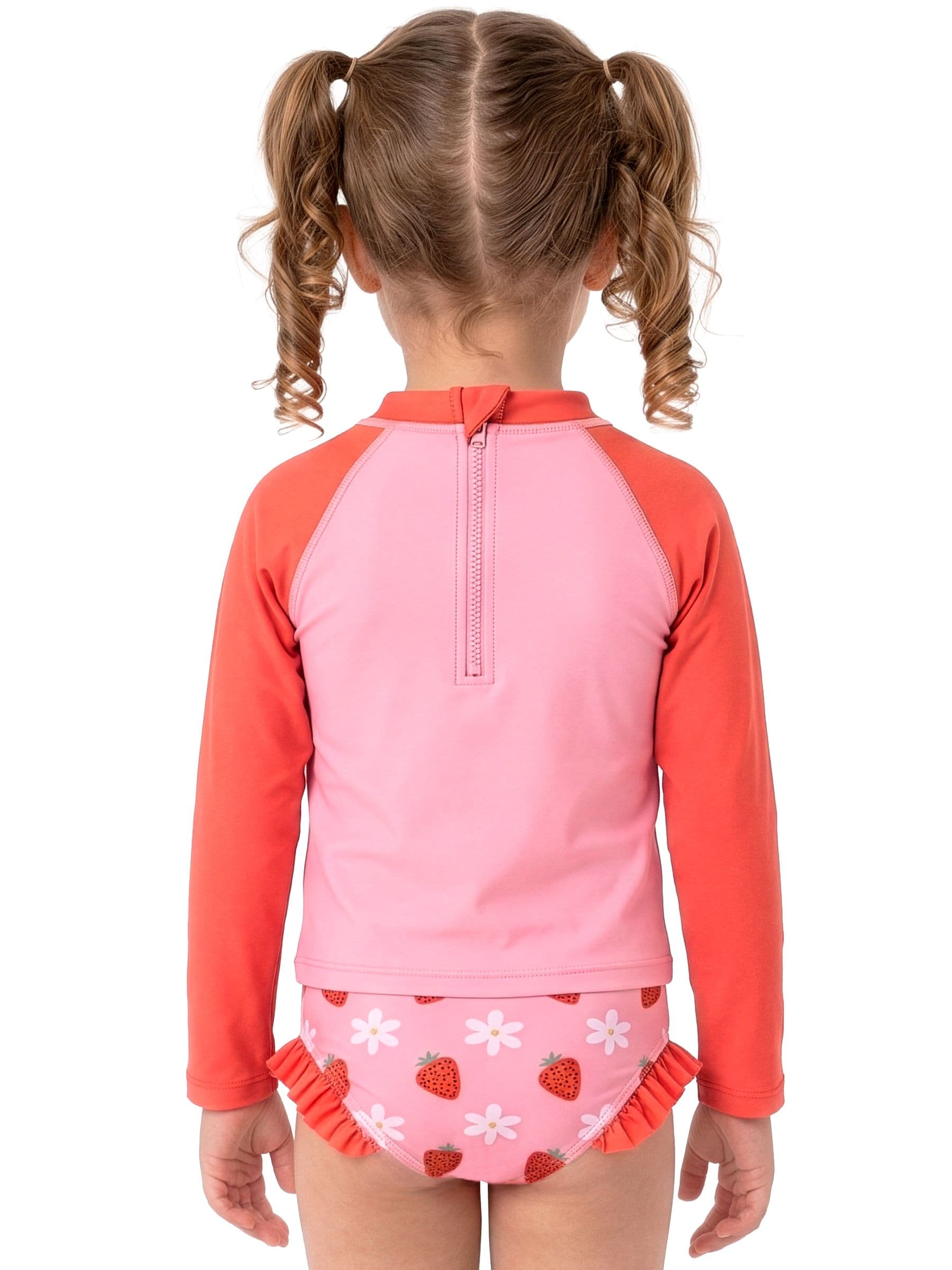 Character Pink Disney Minnie Mouse Long Sleeve Swimming Costume image 3