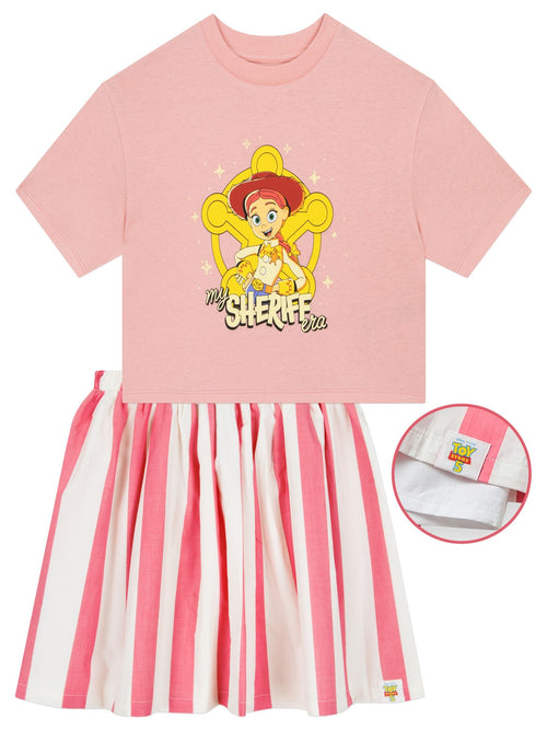 Dsiney Kidz - Character Pink Disney Toy Story T-Shirt And Skirt Set image 1