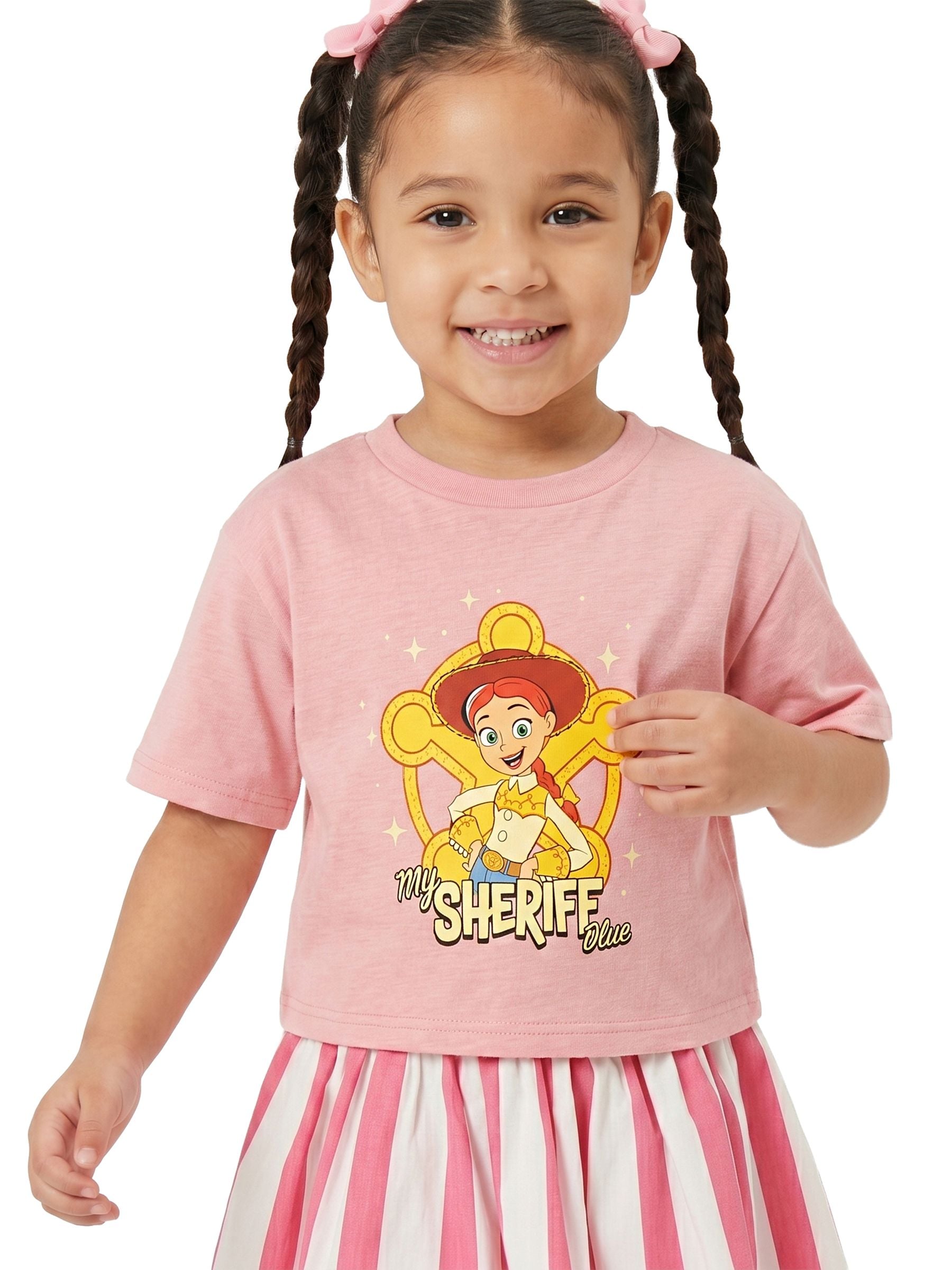 Character Pink Disney Toy Story T-Shirt And Skirt Set image 4