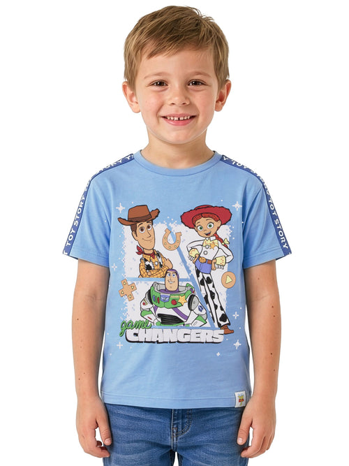 Character Blue Disney Toy Story T-Shirt Woody And Jessie image 1