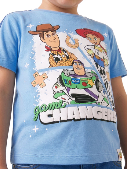 Character Blue Disney Toy Story T-Shirt Woody And Jessie image 3