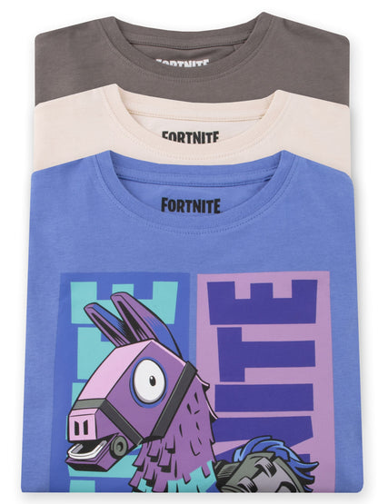 Character Blue Fortnite T-Shirts 3 Pack image 5