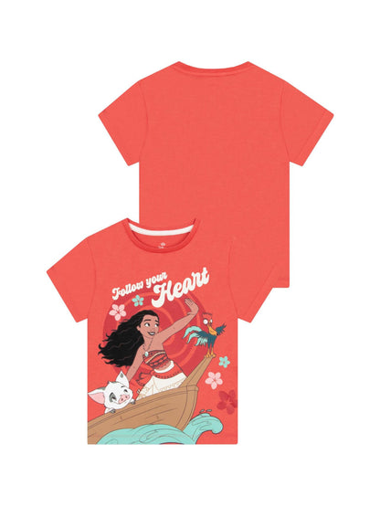 Dsiney Kidz - Character Orange Disney Moana T-Shirts 3 Pack image 2