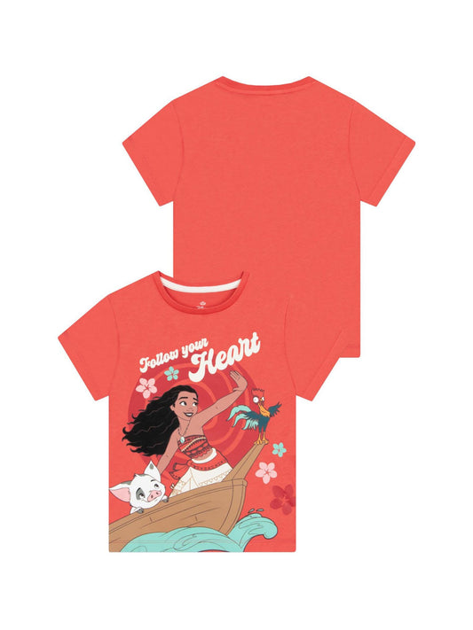 Dsiney Kidz - Character Orange Disney Moana T-Shirts 3 Pack image 2