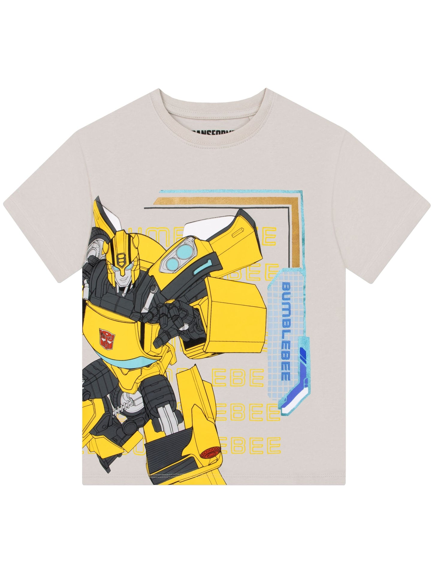 Dsiney Kidz - Character Grey Transformers Bumble Bee T-Shirt image 1