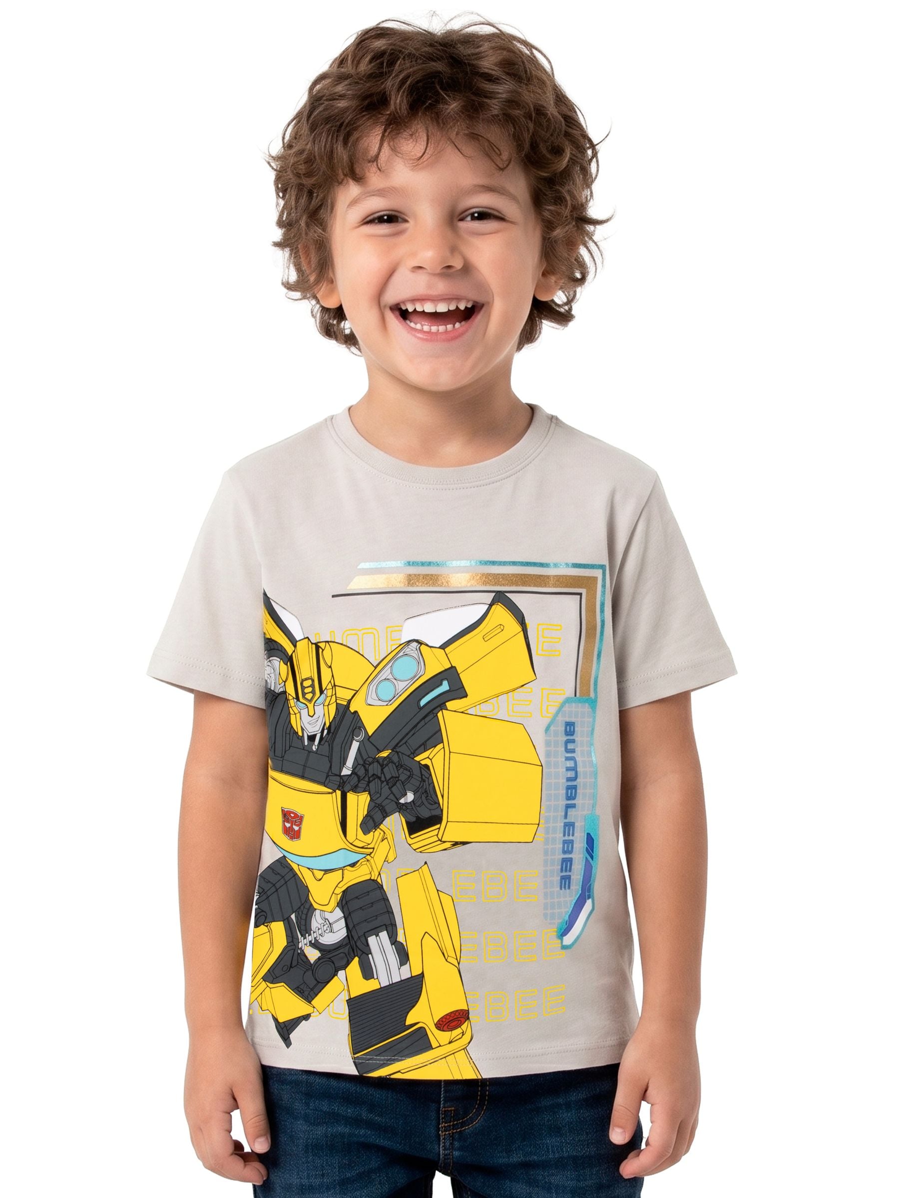 Dsiney Kidz - Character Grey Transformers Bumble Bee T-Shirt image 2