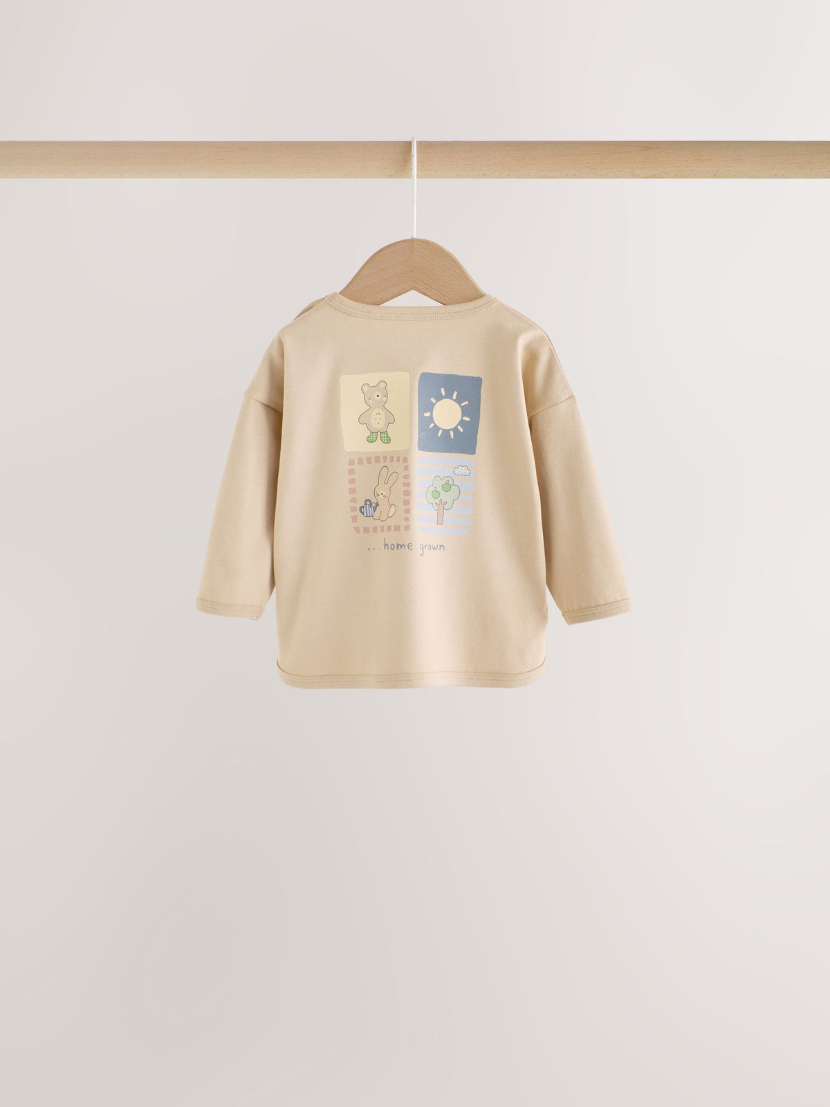 Blue/Cream Bertie Bear Top and Leggings 6 Piece Set (0mths-3yrs) - image 10