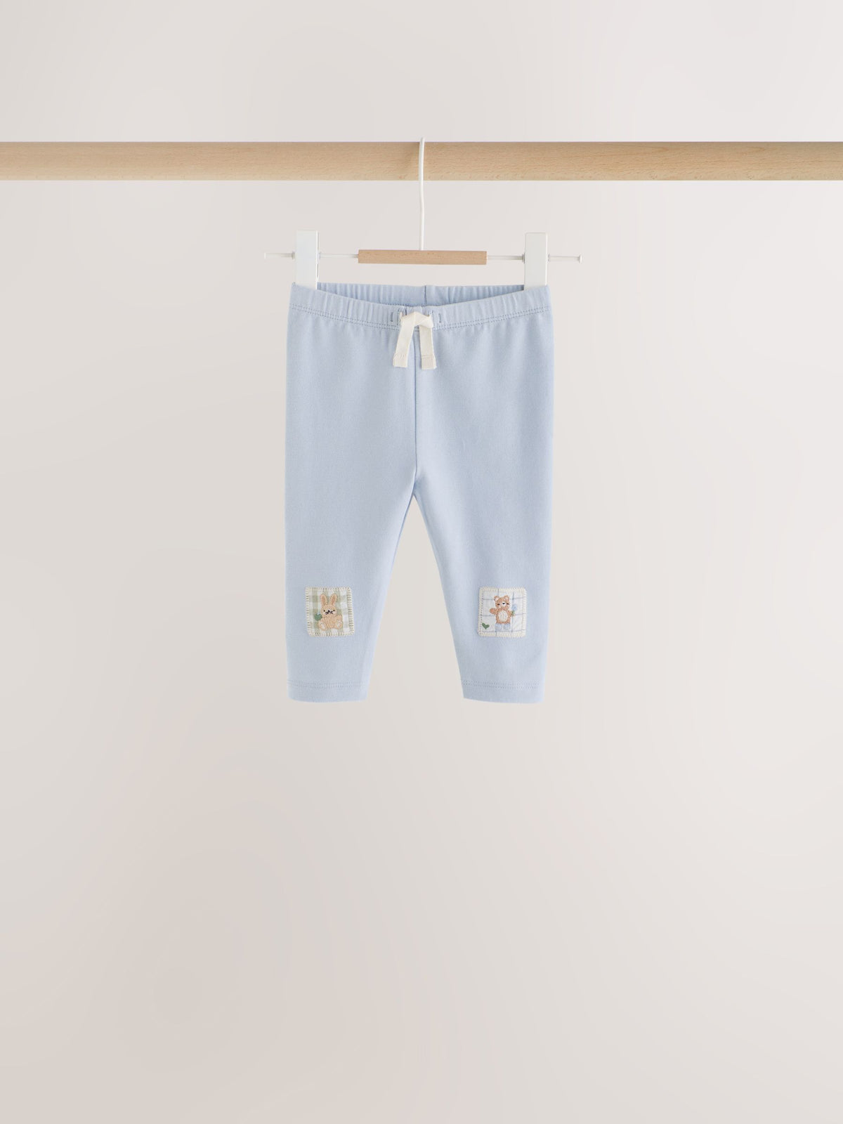 Blue/Cream Bertie Bear Top and Leggings 6 Piece Set (0mths-3yrs) - image 3