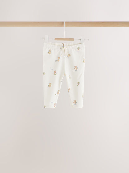 Blue/Cream Bertie Bear Top and Leggings 6 Piece Set (0mths-3yrs) - image 7