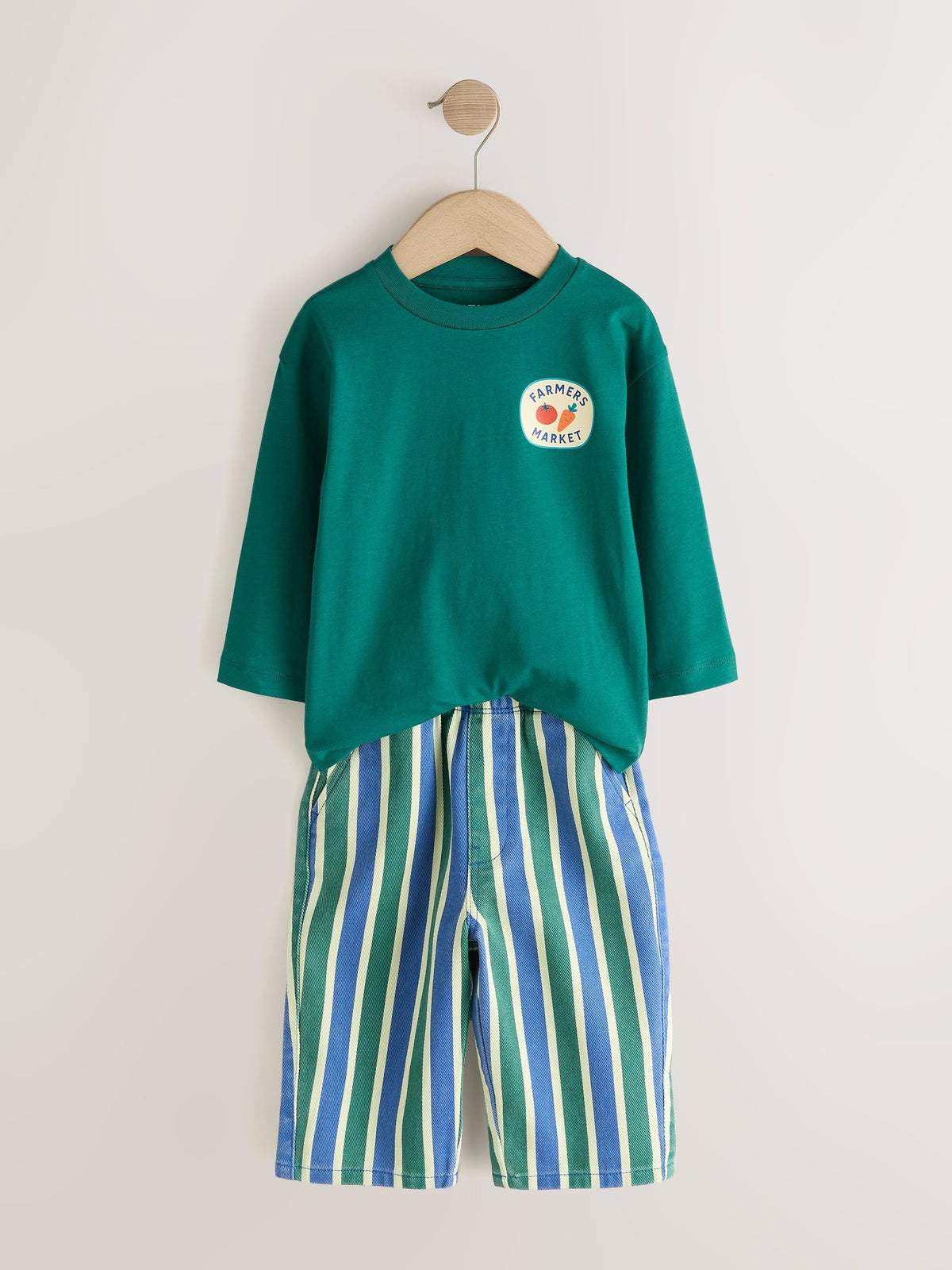 Teal Blue Long Sleeve Top and Trousers Set (3mths-7yrs) - image 7