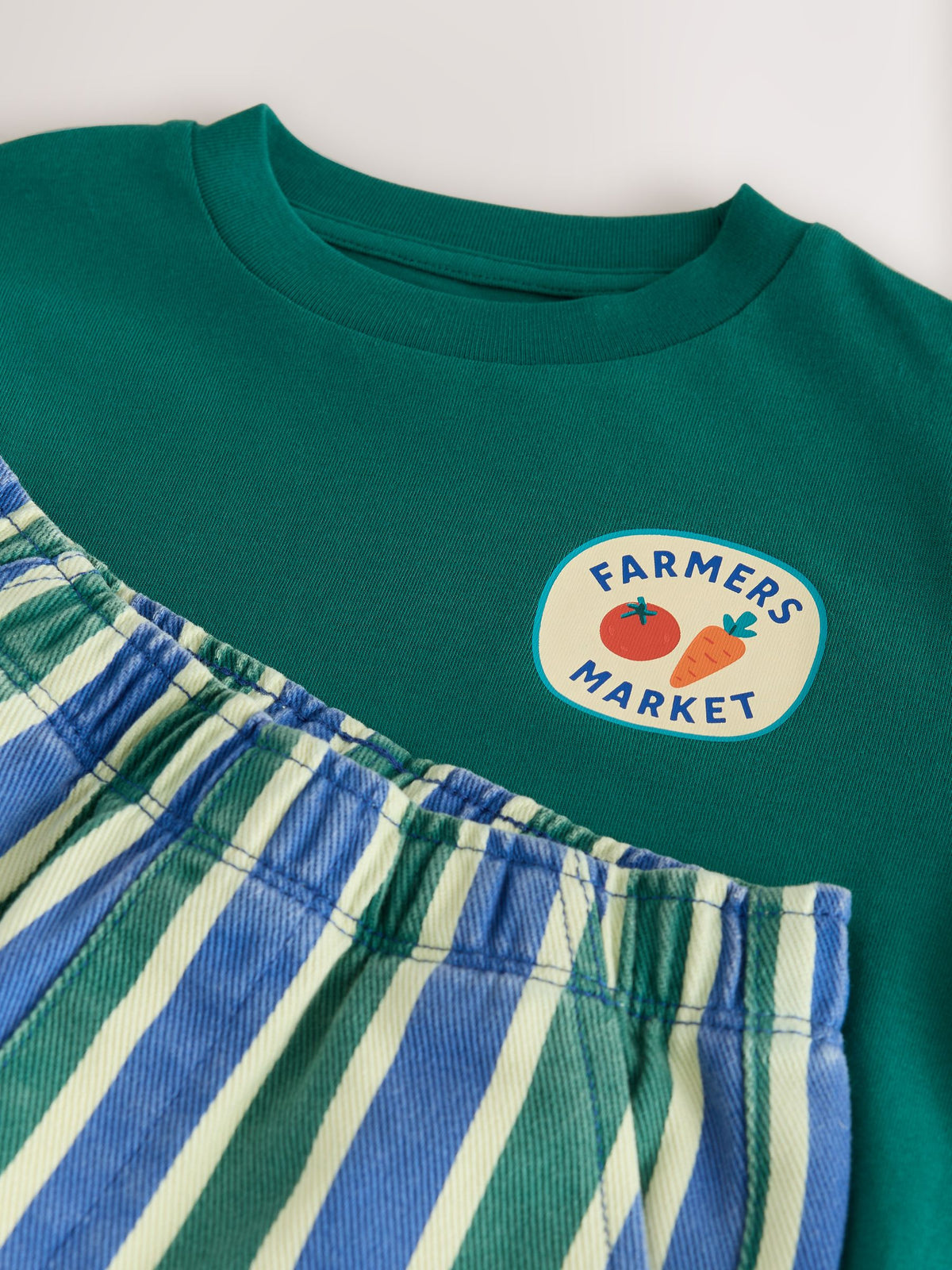 Teal Blue Long Sleeve Top and Trousers Set (3mths-7yrs) - image 9