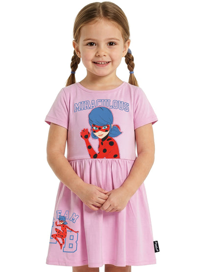 Character Pink Miraculous Ladybug Dress image 2