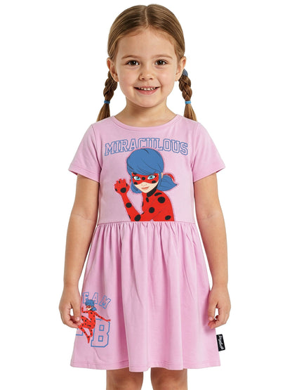 Character Pink Miraculous Ladybug Dress image 3