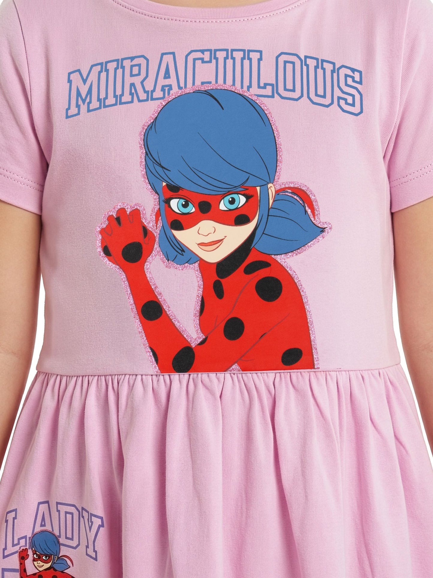 Character Pink Miraculous Ladybug Dress image 5
