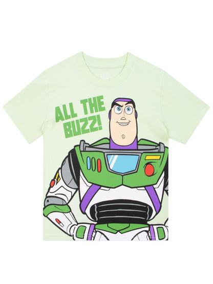 Character Blue Disney Toy Story Buzz Lightyear And Woody T-Shirts 3 Pack image 2