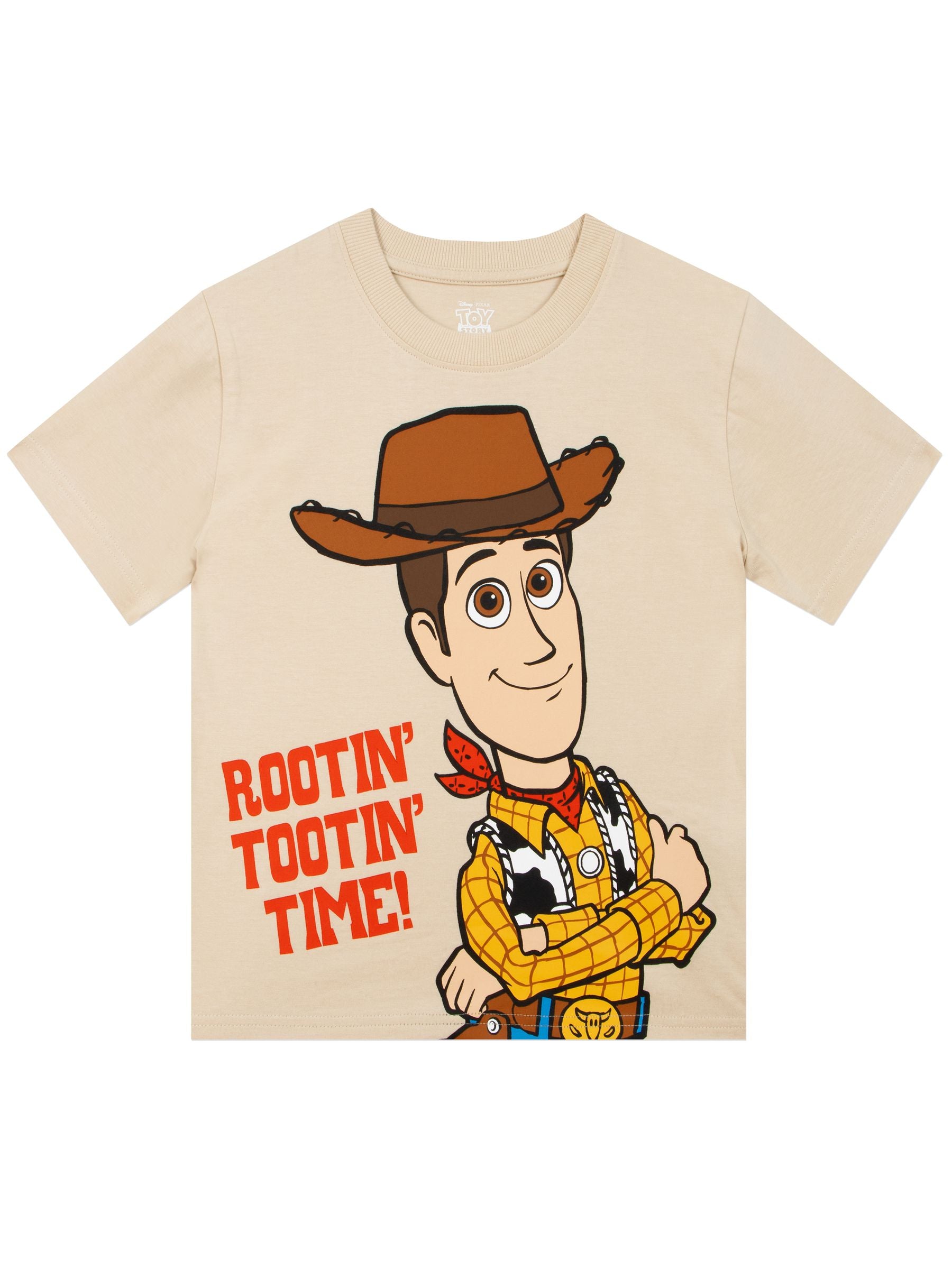 Character Blue Disney Toy Story Buzz Lightyear And Woody T-Shirts 3 Pack image 4