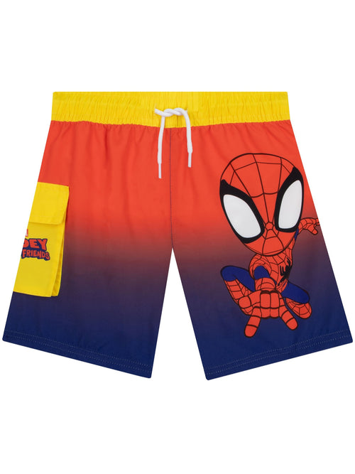 Character Red Marvel Spidey And His Amazing Friends Swimming Trunks image 1