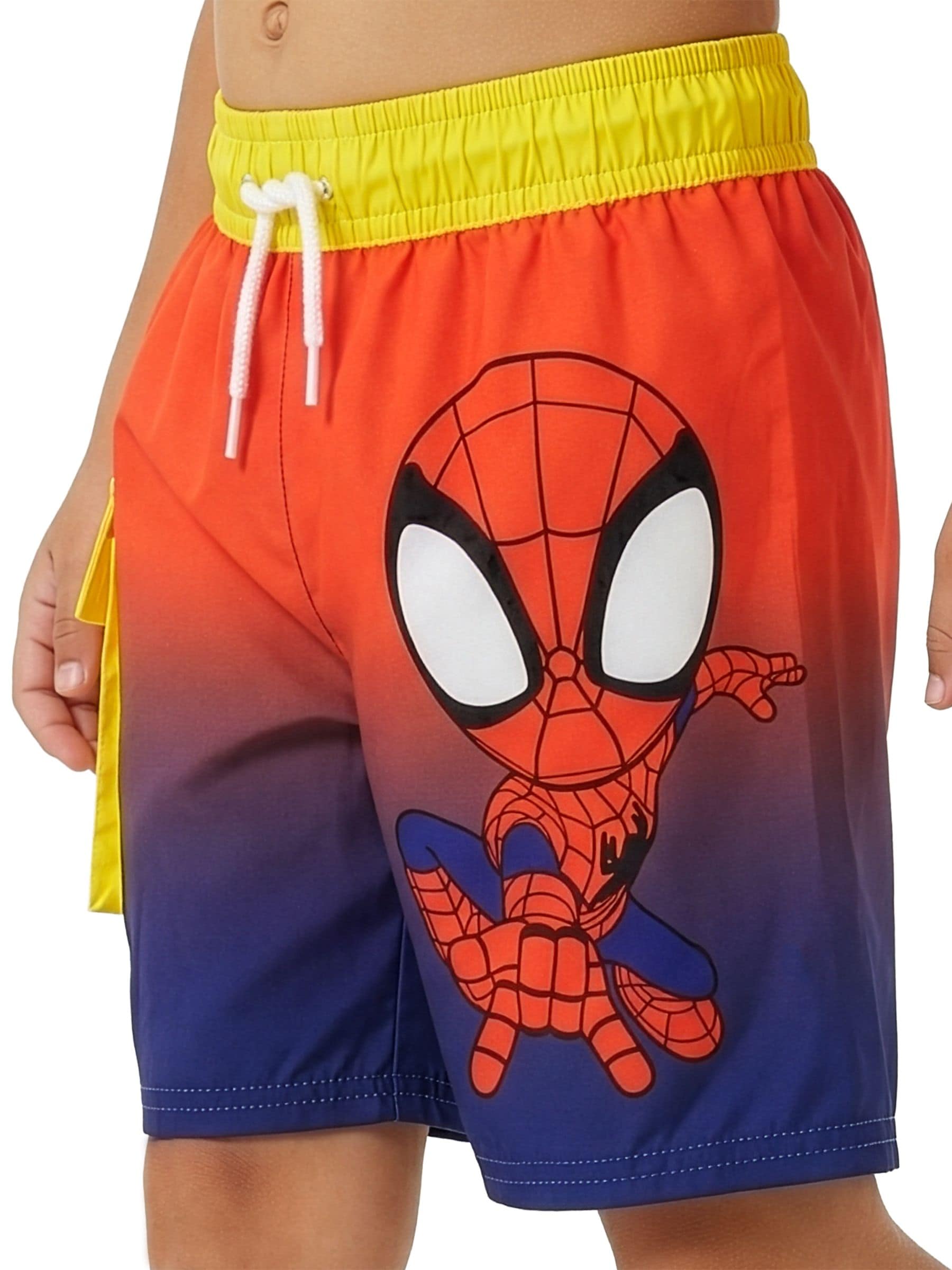 Character Red Marvel Spidey And His Amazing Friends Swimming Trunks image 5