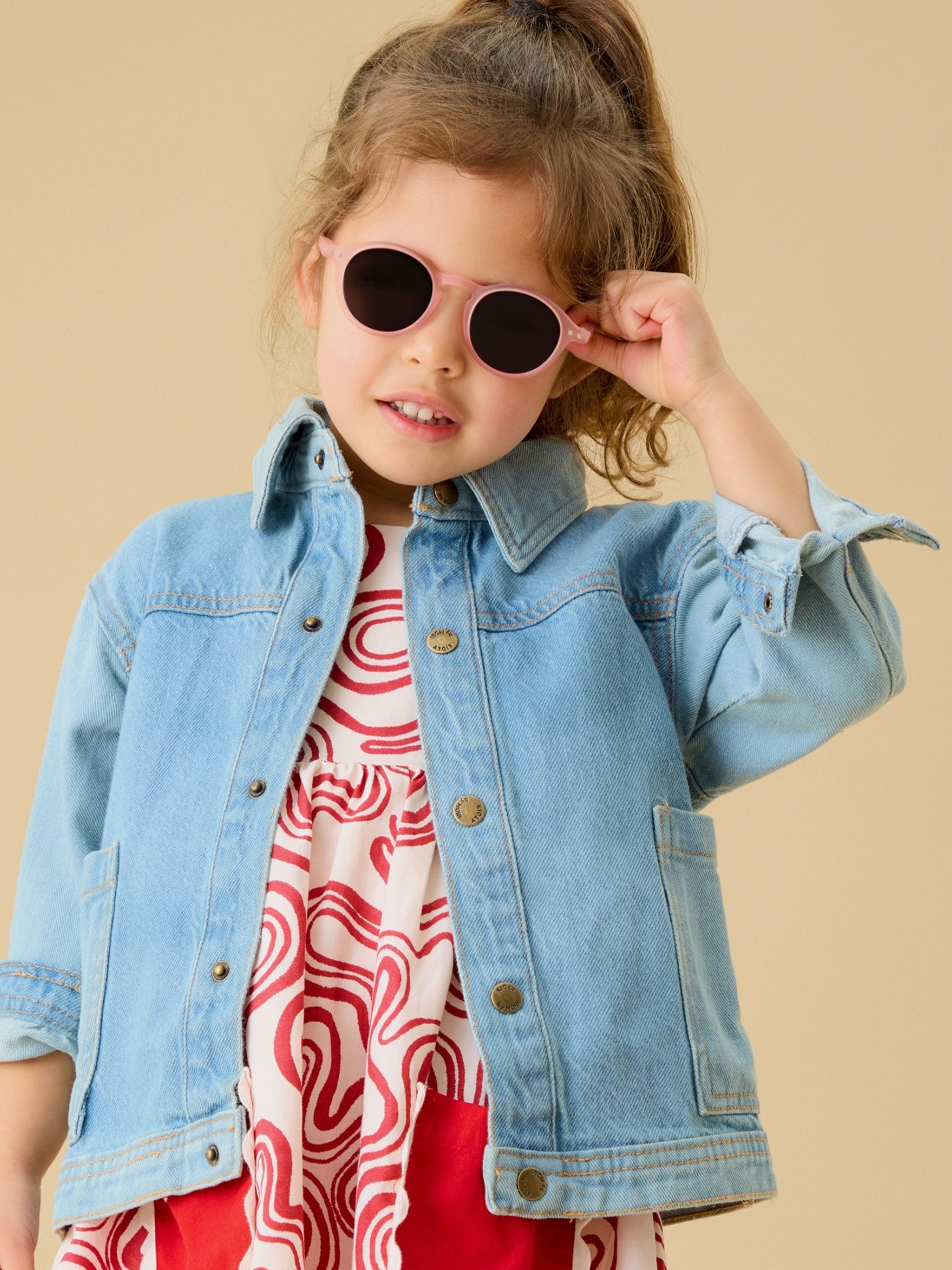 Dsiney Kidz - KIDLY by MORI Blue Soft Denim Shacket image 3