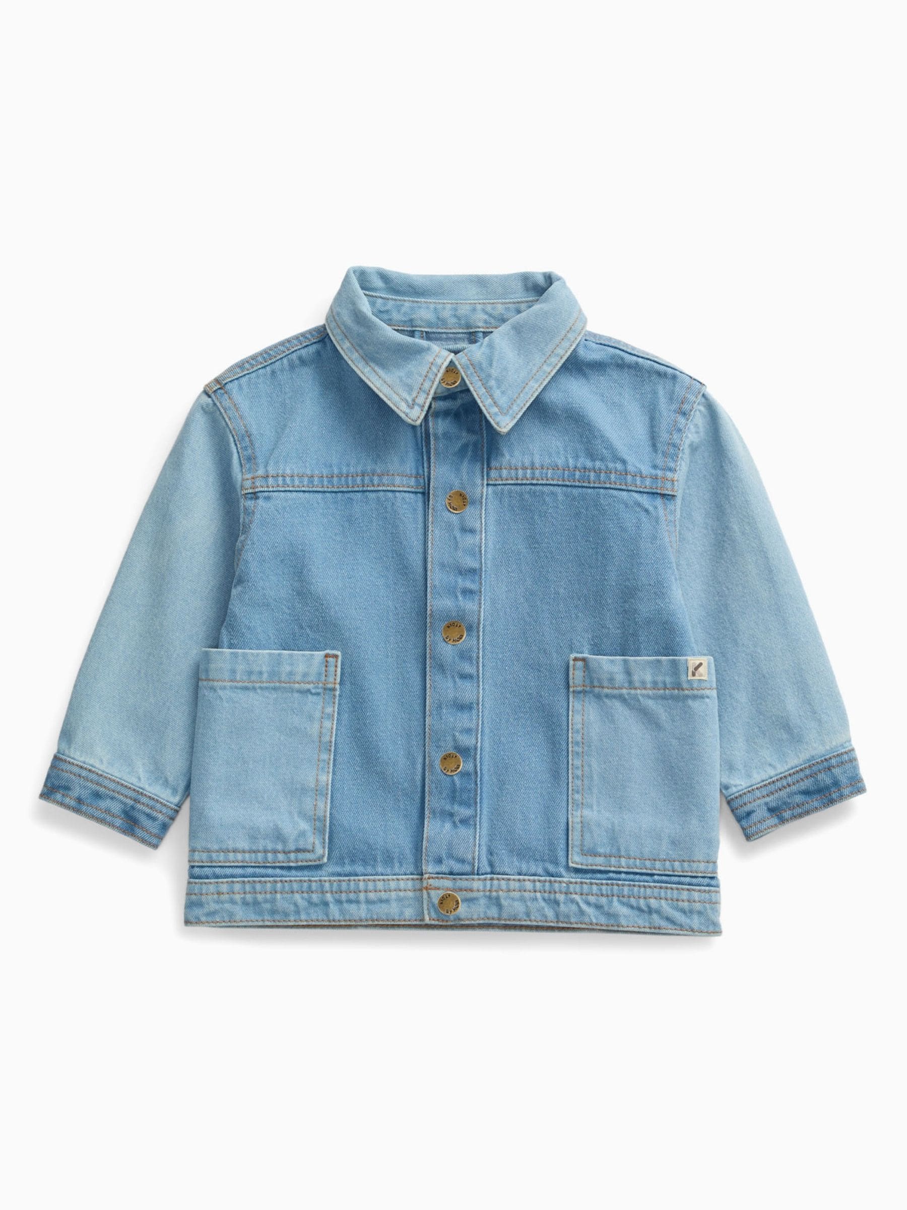Dsiney Kidz - KIDLY by MORI Blue Soft Denim Shacket image 5