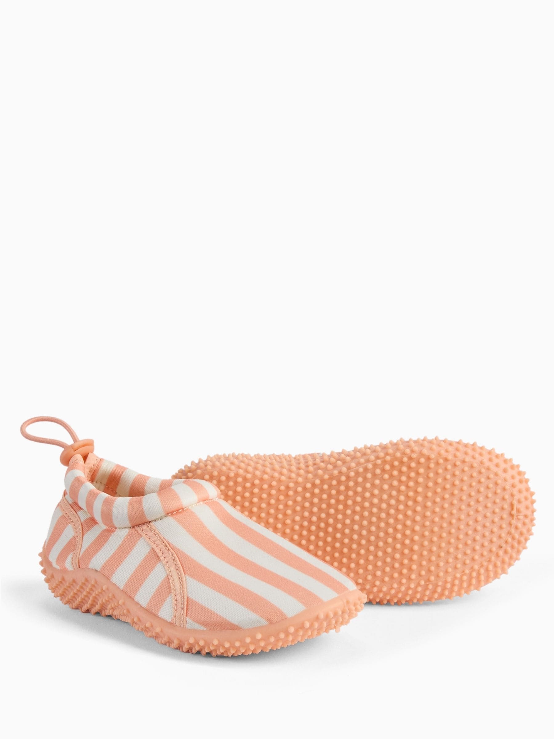 KIDLY by MORI Orange Quick Dry Swim Shoes With Grip Sole And Toggle Fastening image 4