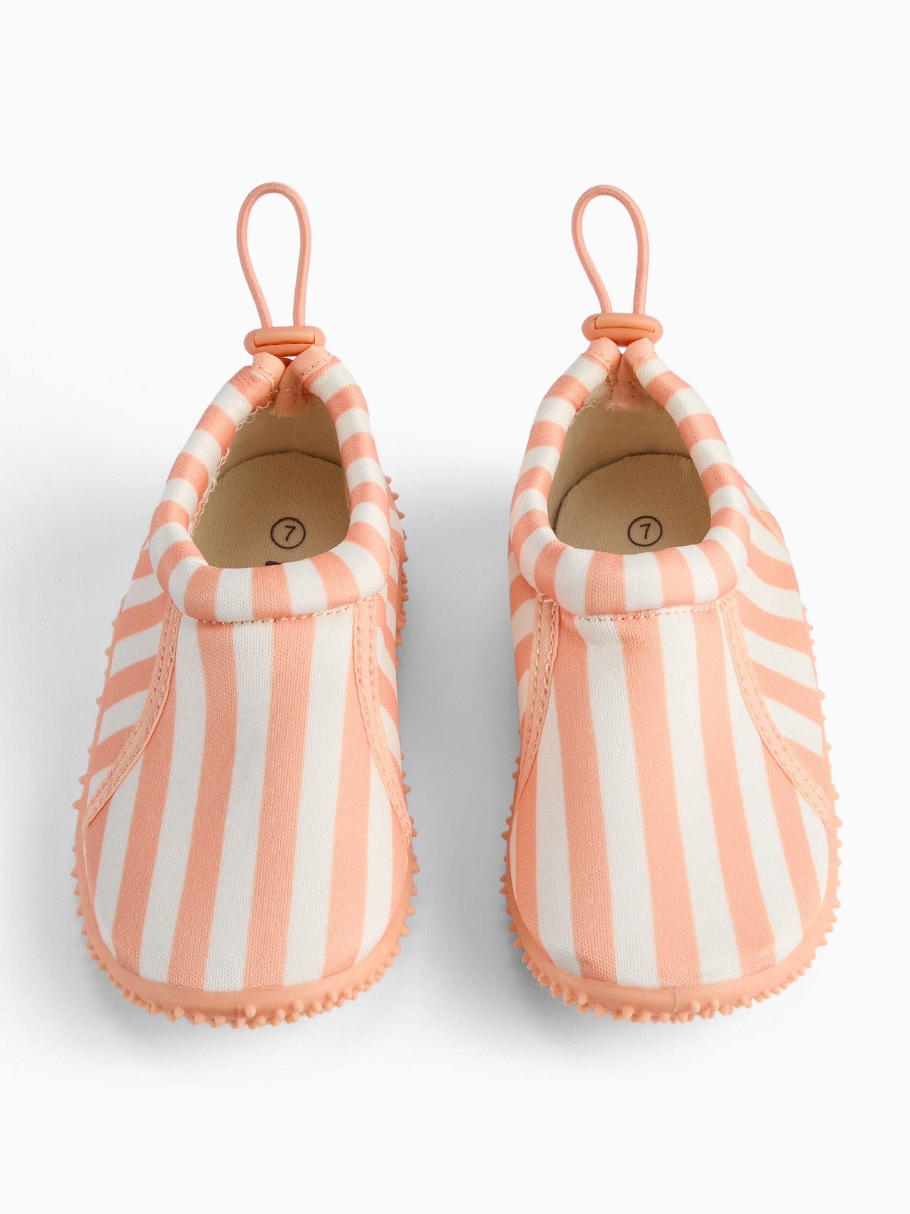 KIDLY by MORI Orange Quick Dry Swim Shoes With Grip Sole And Toggle Fastening image 5