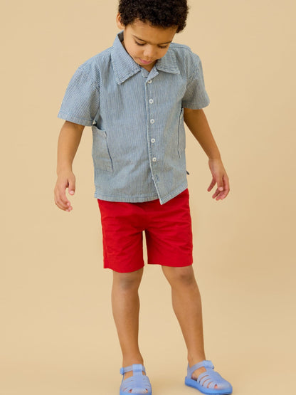 Dsiney Kidz - KIDLY by MORI Red Soft Cotton Shorts image 2
