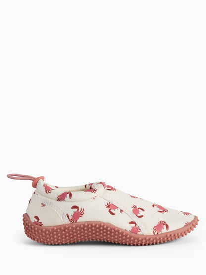 KIDLY by MORI Cream Quick Dry Swim Shoes With Grip Sole And Toggle Fastening image 4