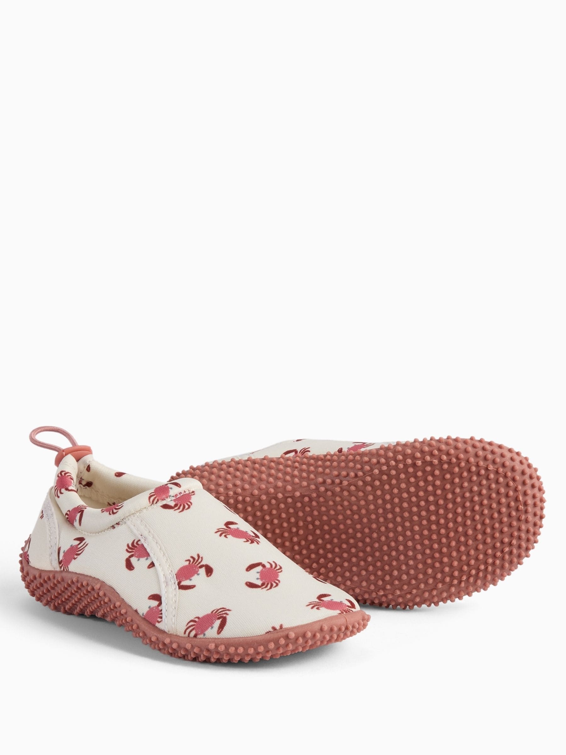 KIDLY by MORI Cream Quick Dry Swim Shoes With Grip Sole And Toggle Fastening image 5