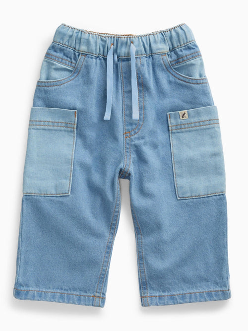 Dsiney Kidz - KIDLY by MORI Blue Soft Denim Jeans image 1