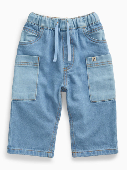 Dsiney Kidz - KIDLY by MORI Blue Soft Denim Jeans image 1