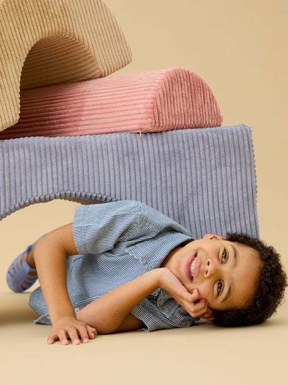 Dsiney Kidz - KIDLY by MORI Blue Soft Denim Stripe Shirt image 3