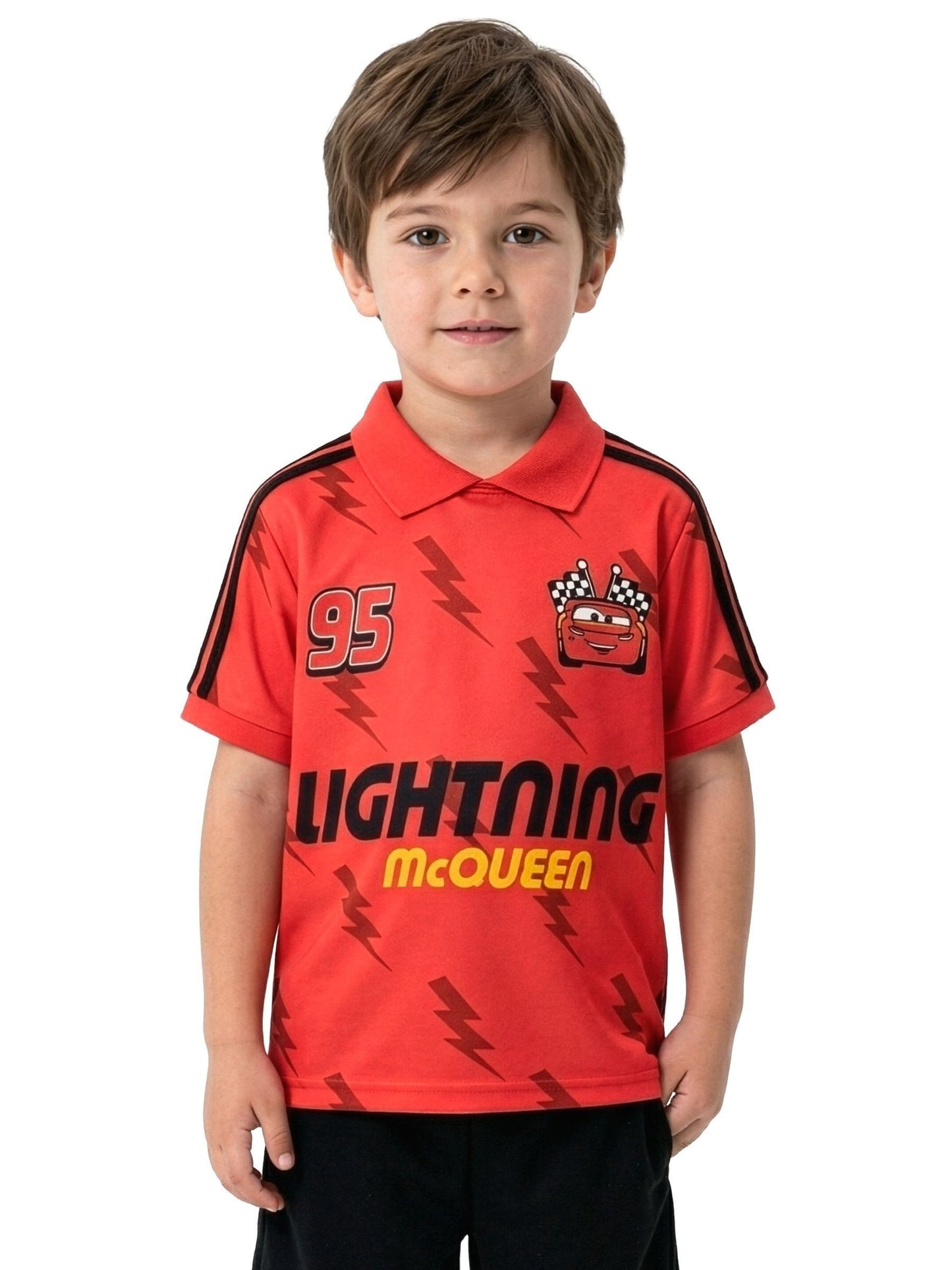 Dsiney Kidz - Character Red Disney Cars Football Lightning McQueen Shirt image 2