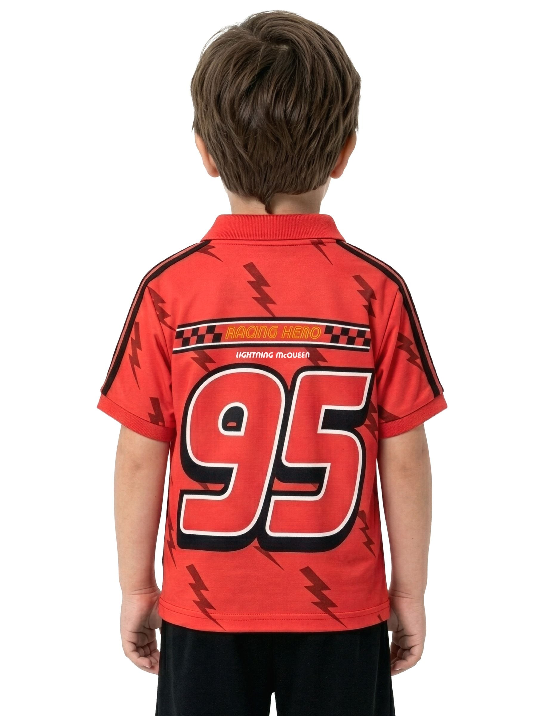 Dsiney Kidz - Character Red Disney Cars Football Lightning McQueen Shirt image 4