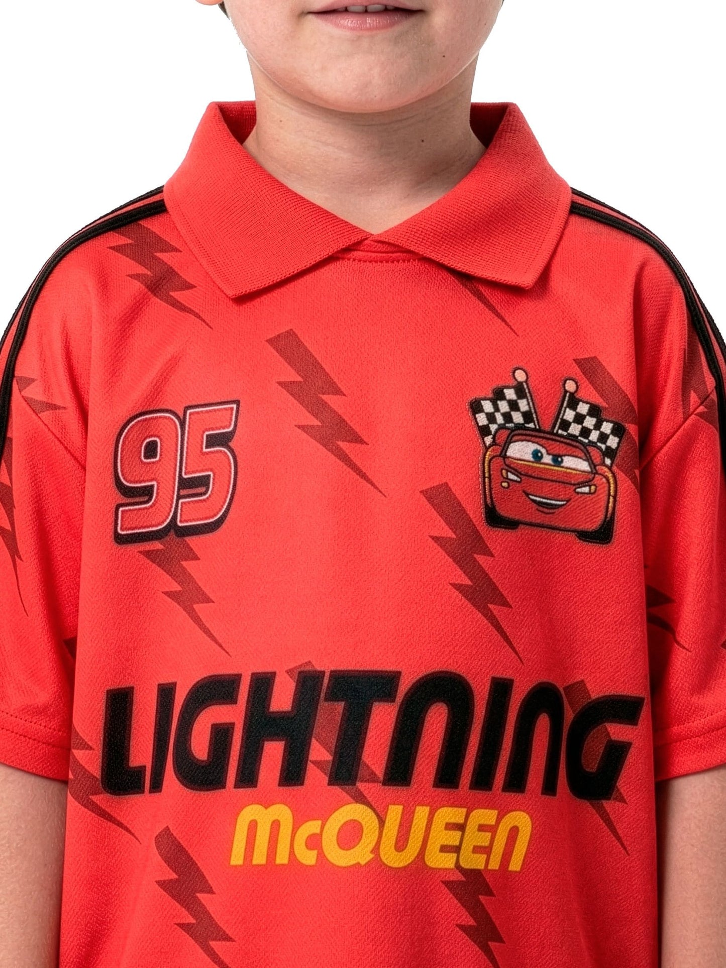 Dsiney Kidz - Character Red Disney Cars Football Lightning McQueen Shirt image 6