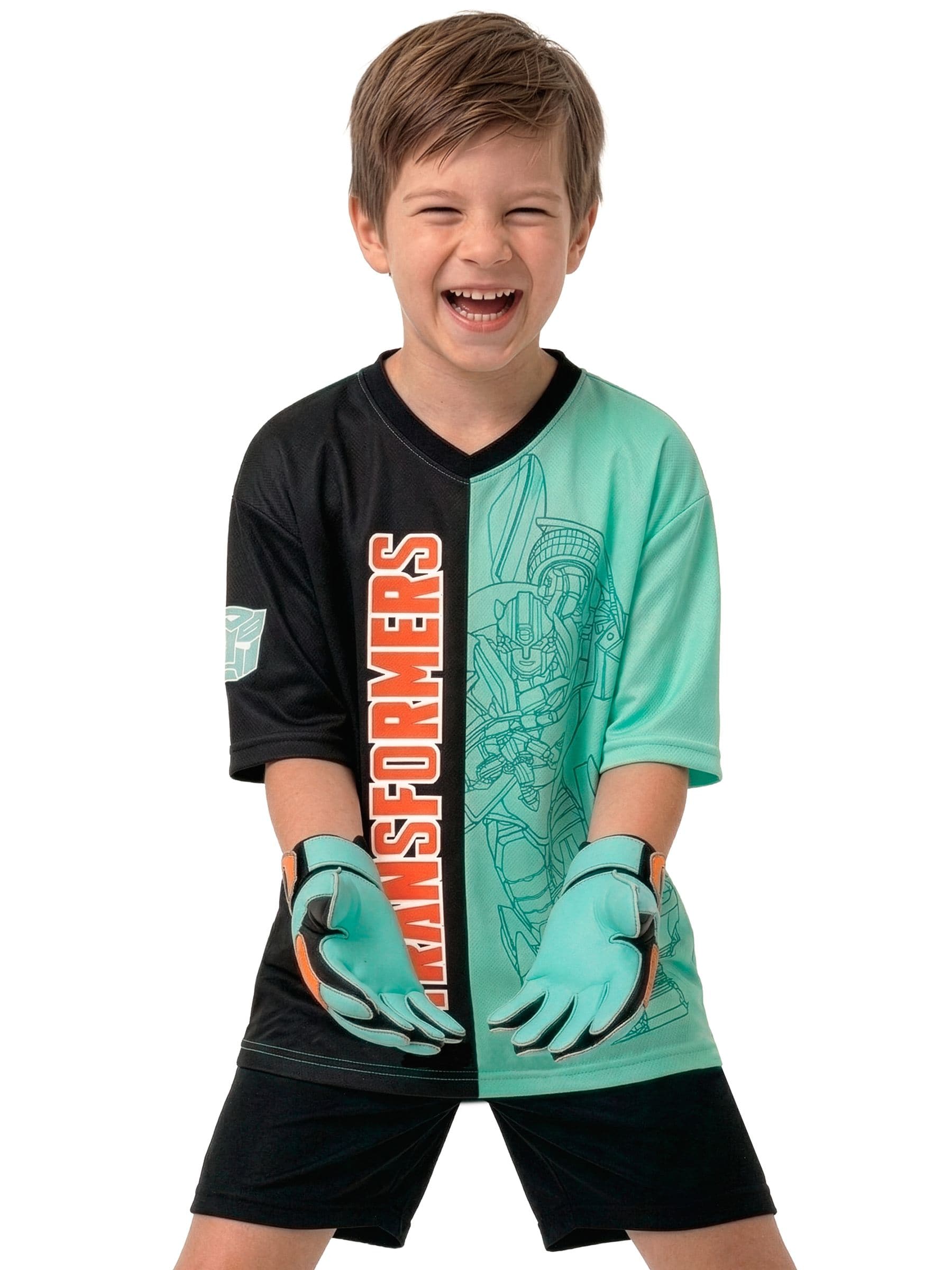 Dsiney Kidz - Character Green Transformers Football Autobots Shirt image 2