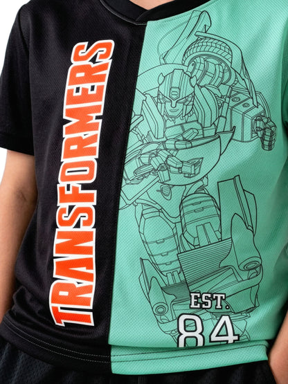 Dsiney Kidz - Character Green Transformers Football Autobots Shirt image 6