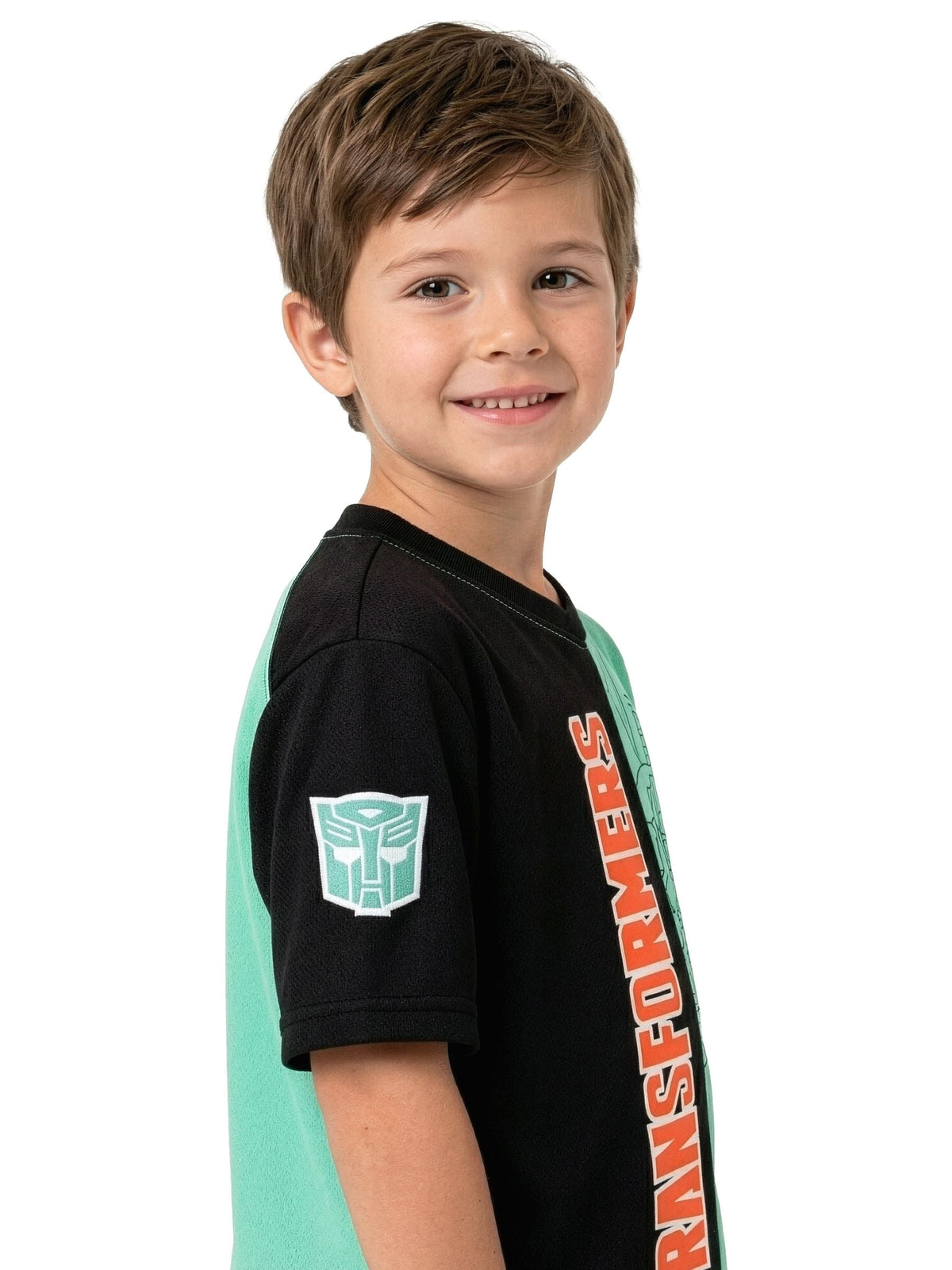 Dsiney Kidz - Character Green Transformers Football Autobots Shirt image 7