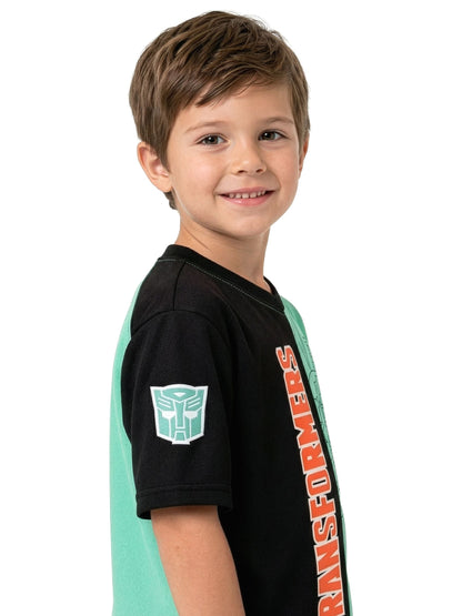 Dsiney Kidz - Character Green Transformers Football Autobots Shirt image 7