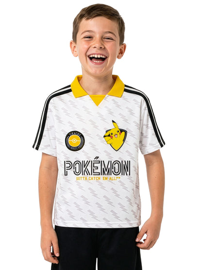 Dsiney Kidz - Character White Pokemon Football Pikachu Shirt image 2