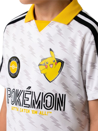 Dsiney Kidz - Character White Pokemon Football Pikachu Shirt image 4
