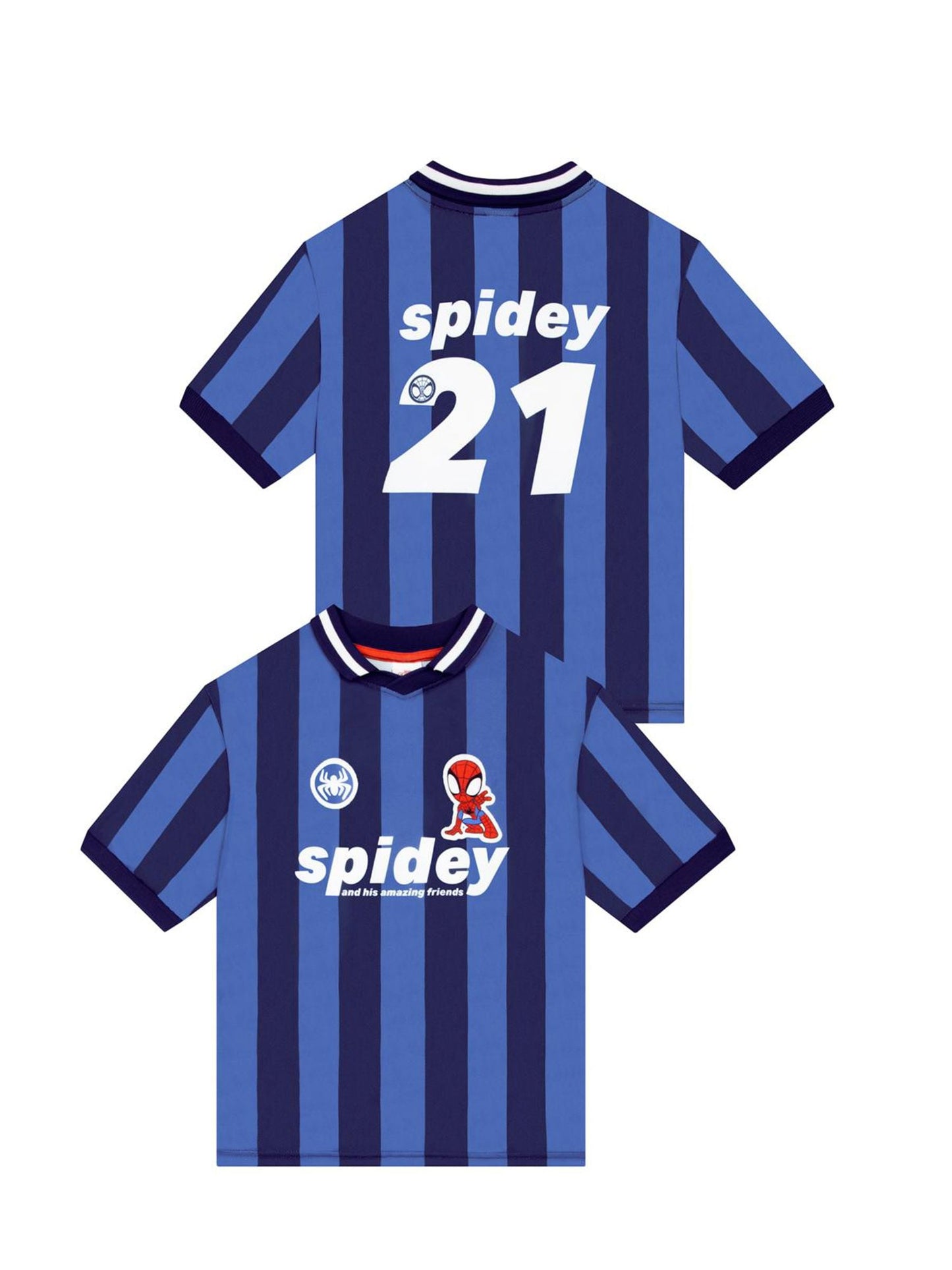 Dsiney Kidz - Character Blue Marvel Spidey And His Amazing Friends Football Shirt image 1
