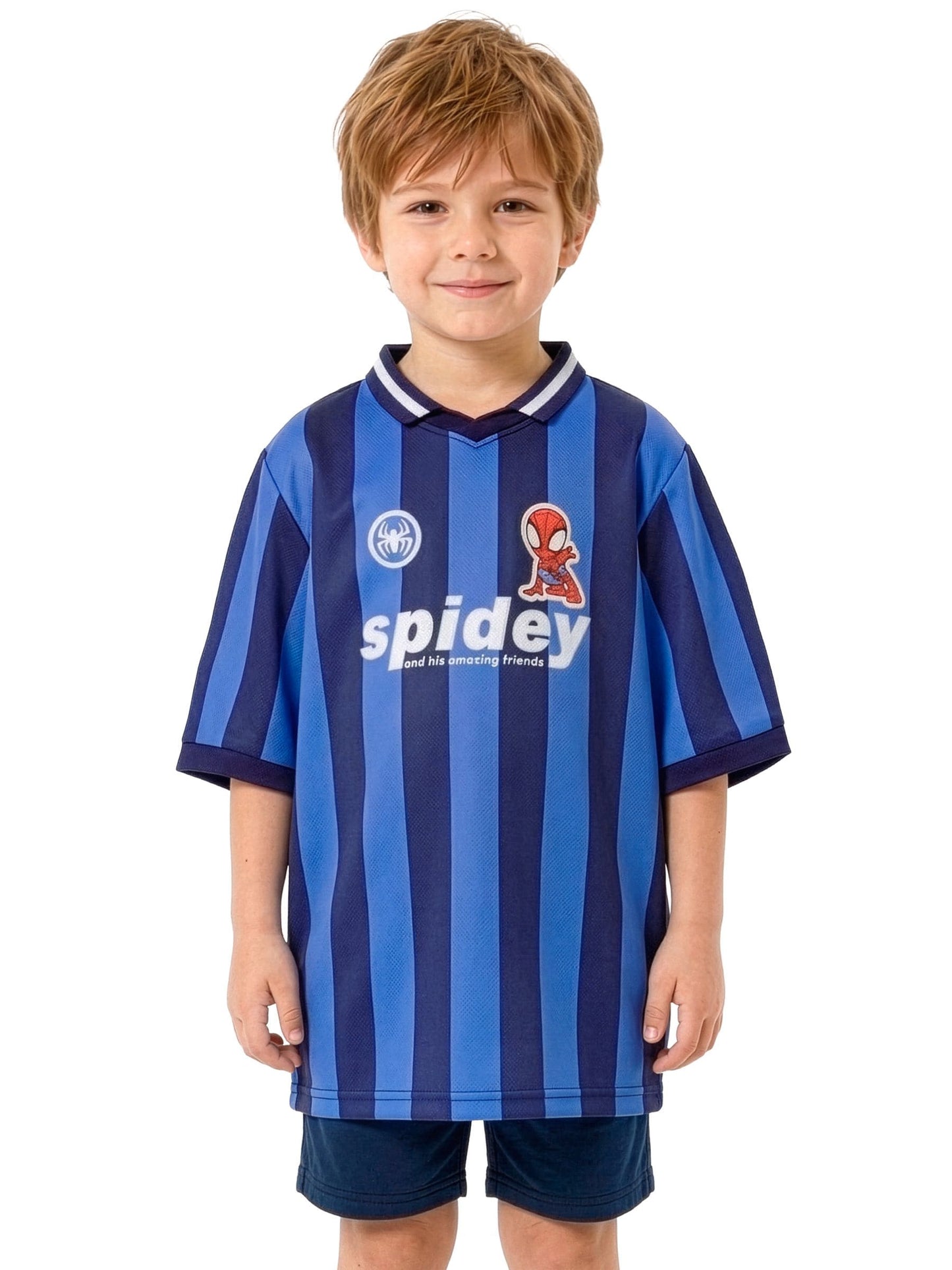 Dsiney Kidz - Character Blue Marvel Spidey And His Amazing Friends Football Shirt image 2