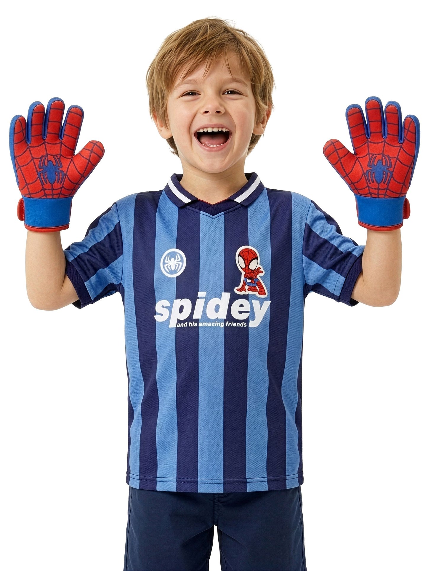 Dsiney Kidz - Character Blue Marvel Spidey And His Amazing Friends Football Shirt image 3