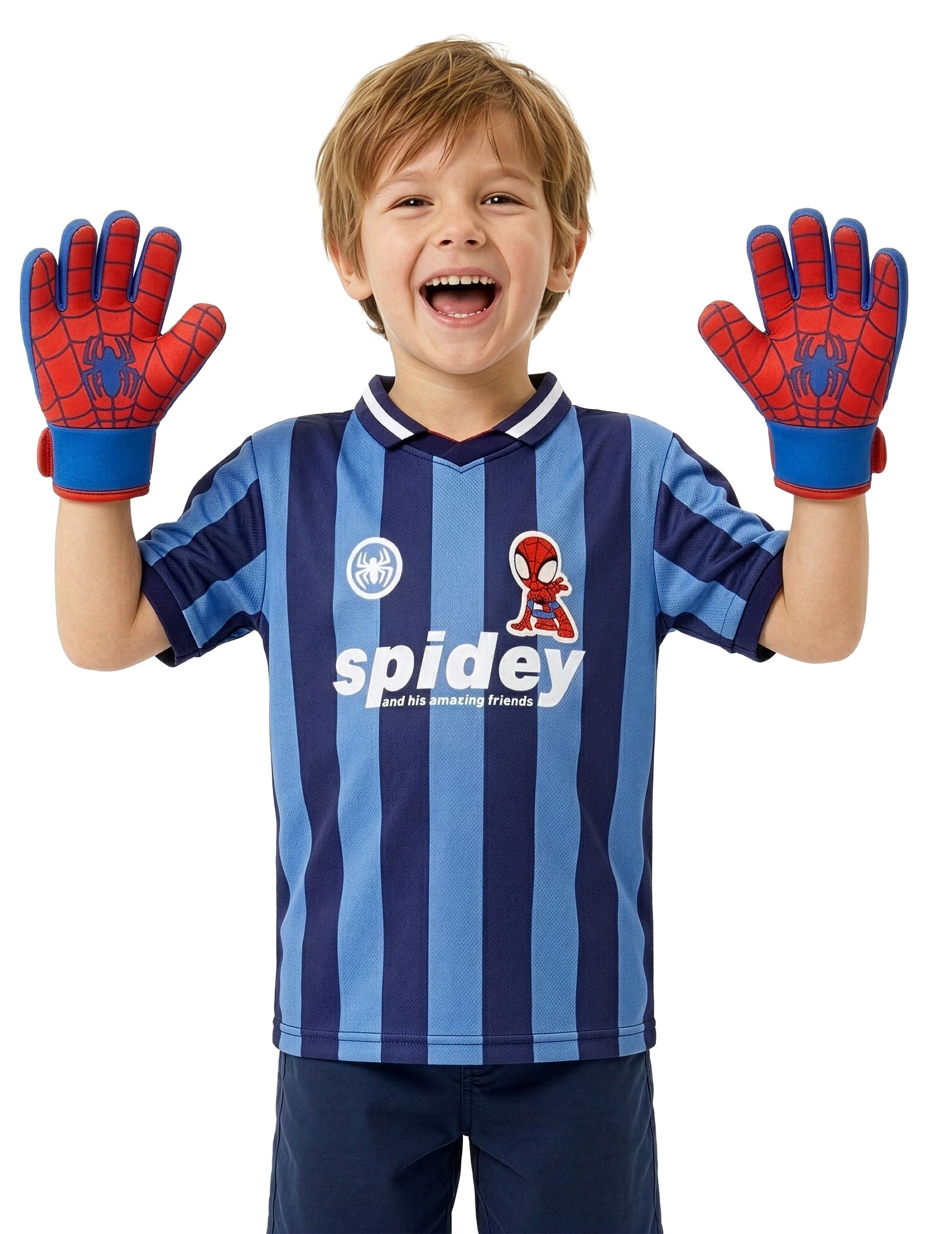 Dsiney Kidz - Character Blue Marvel Spidey And His Amazing Friends Football Shirt image 3