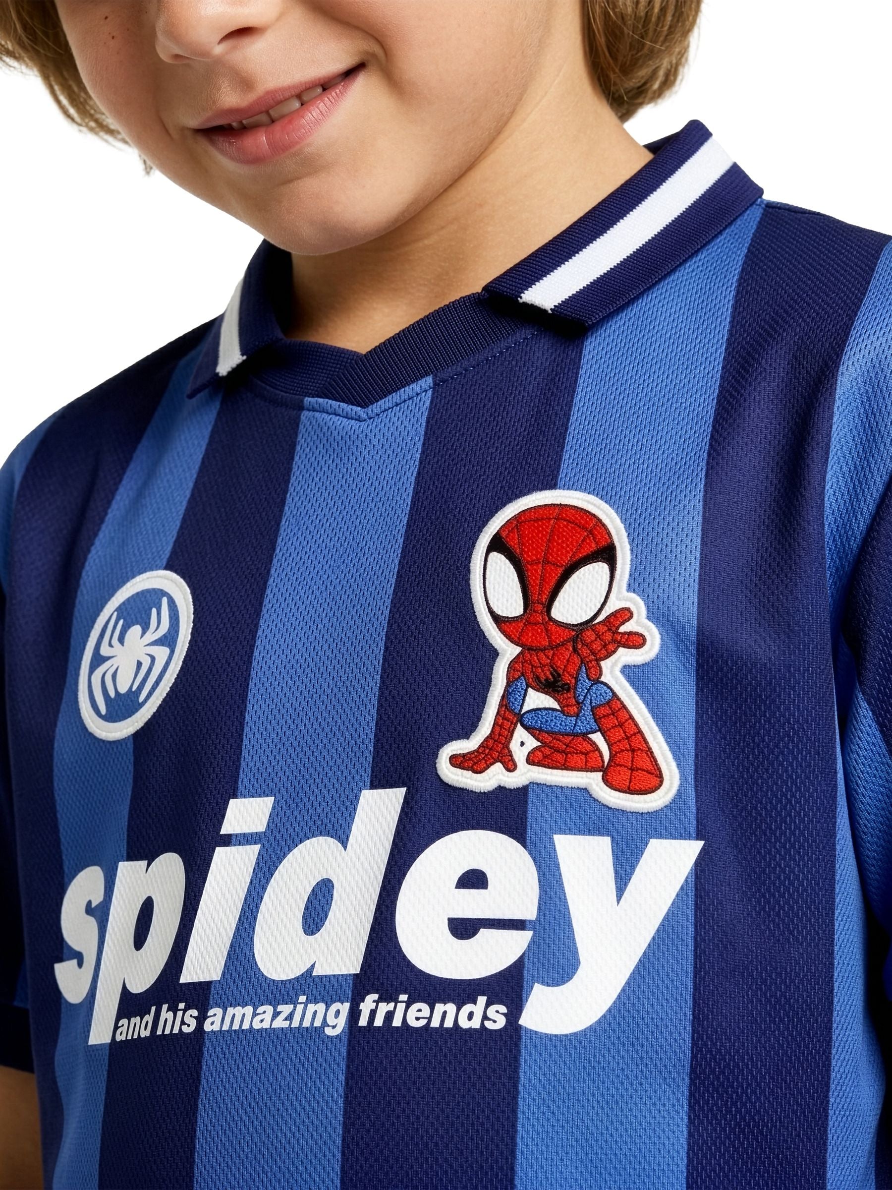 Dsiney Kidz - Character Blue Marvel Spidey And His Amazing Friends Football Shirt image 5