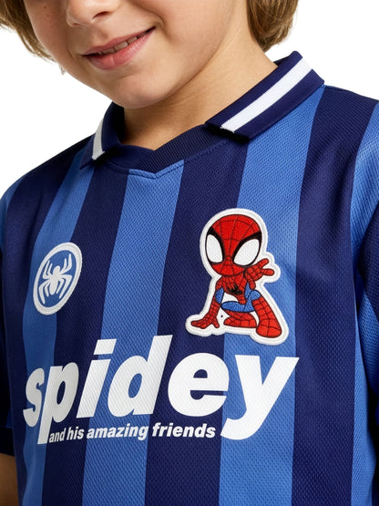 Dsiney Kidz - Character Blue Marvel Spidey And His Amazing Friends Football Shirt image 5