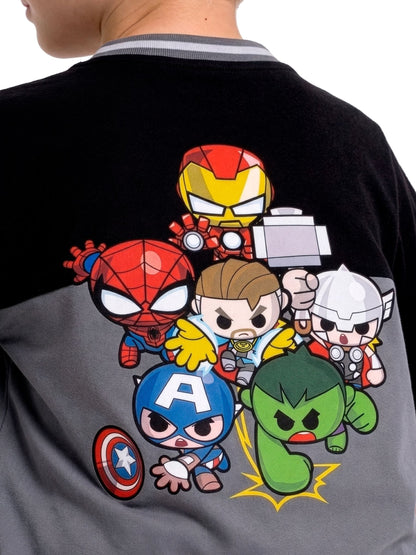 Dsiney Kidz - Character Grey Marvel Avengers Iron Captain America And Spider-Man Football Shirt image 8