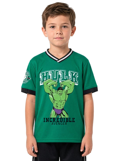 Dsiney Kidz - Character Green Marvel Incredible Hulk Football Shirt image 2