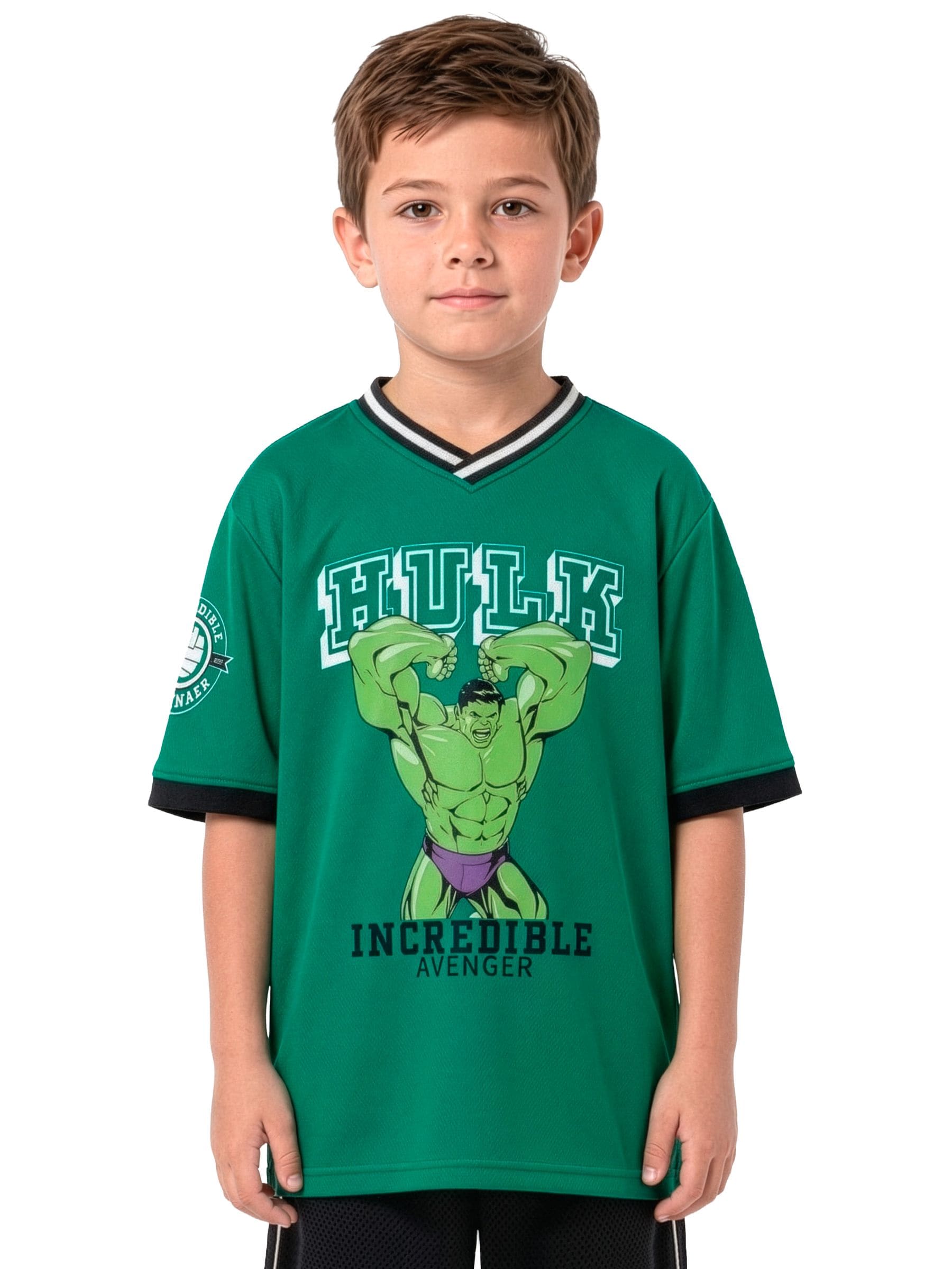 Dsiney Kidz - Character Green Marvel Incredible Hulk Football Shirt image 5